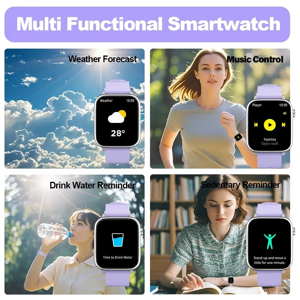 LAXASFIT New Smart Watch Bluetooth Talk Man Woman Smartwatch 100  Sports Functions Fitness Bracelet Customized Dial Smart Watch