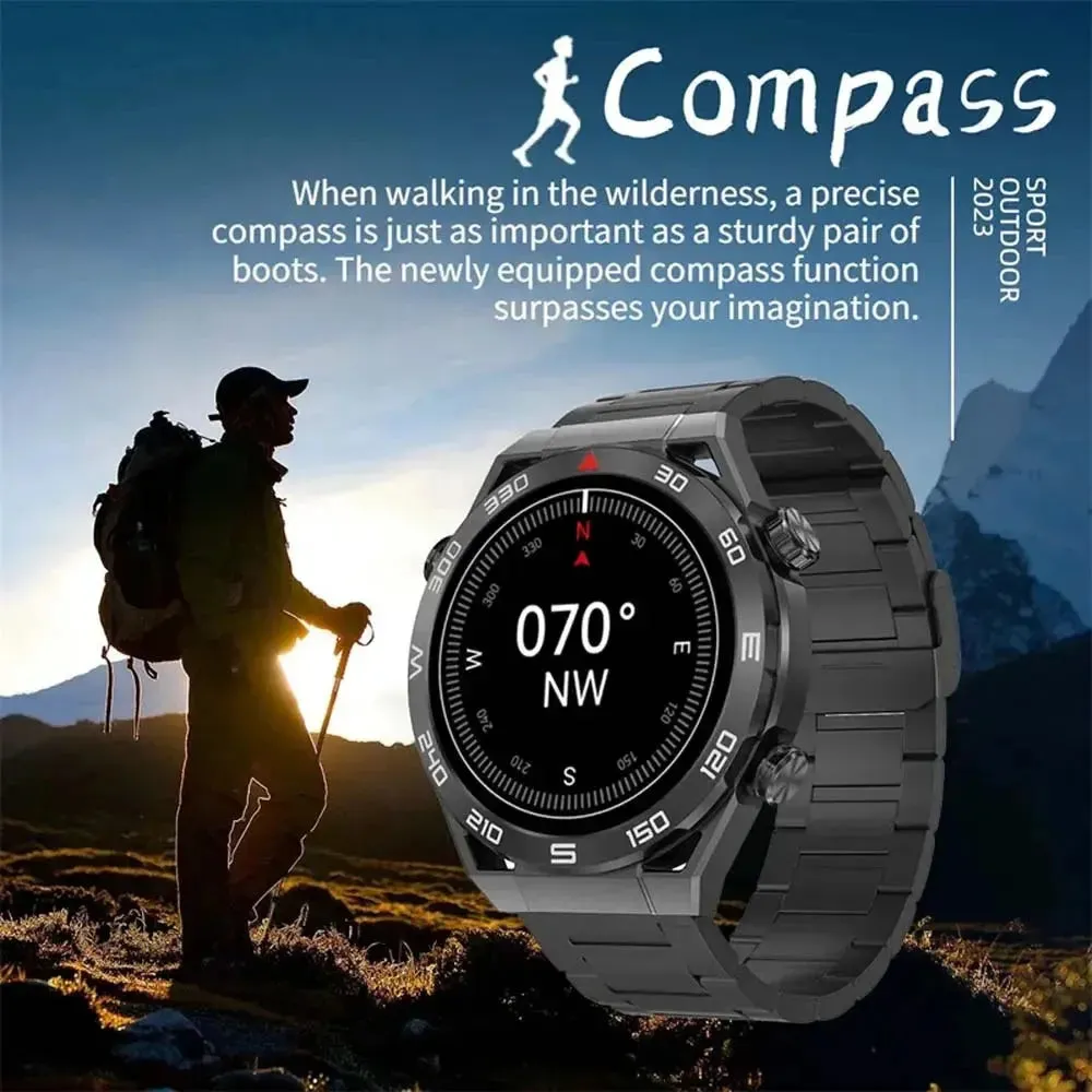 LAXASFIT Smart Watch Men Women Fashion 1.52 inch screen Bluetooth call heart rate fitness business watch Suitable for Huawei IOS