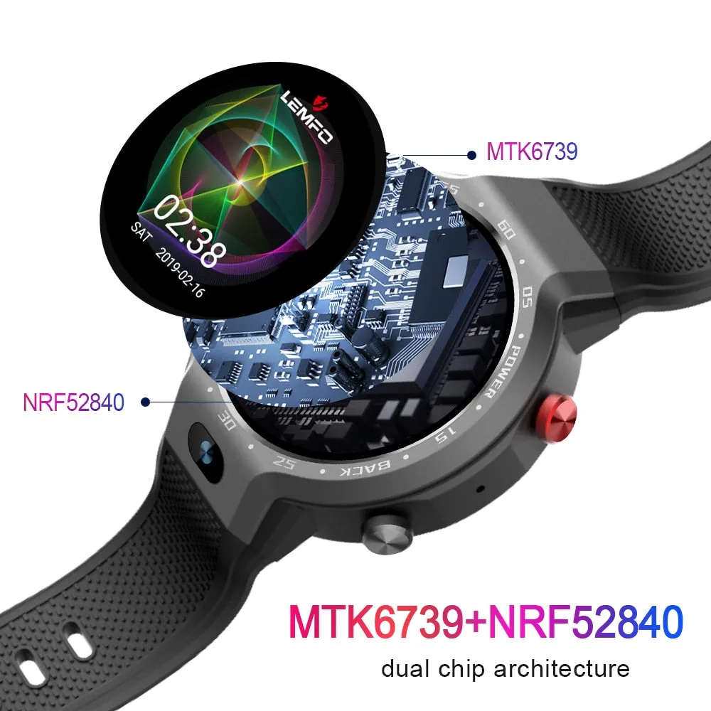 LEMFO LEM9 Dual Systems 4G Smart Watch Android 7.1