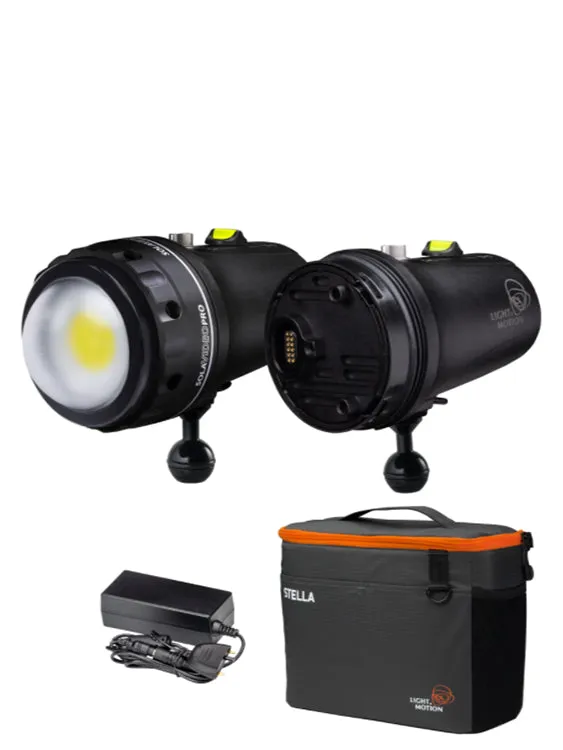 Light & Motion Double Dive 1x Sola Video Pro 15000 F Kit