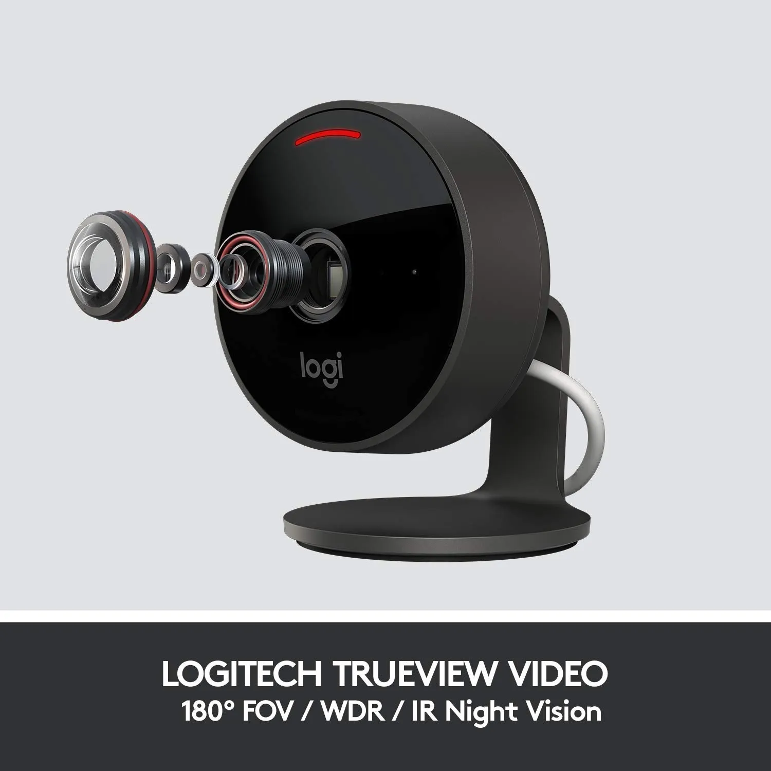 Logitech Circle View Home Security Camera with 1080p HD and Night Vision