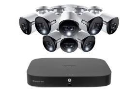 Lorex 4K 16-Channel 3TB Wired DVR System with Active Deterrence and Smart Motion Detection