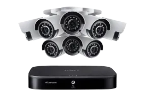 Lorex 4K 8-Channel 1TB DVR System with 8 Advanced Motion Detection Cameras