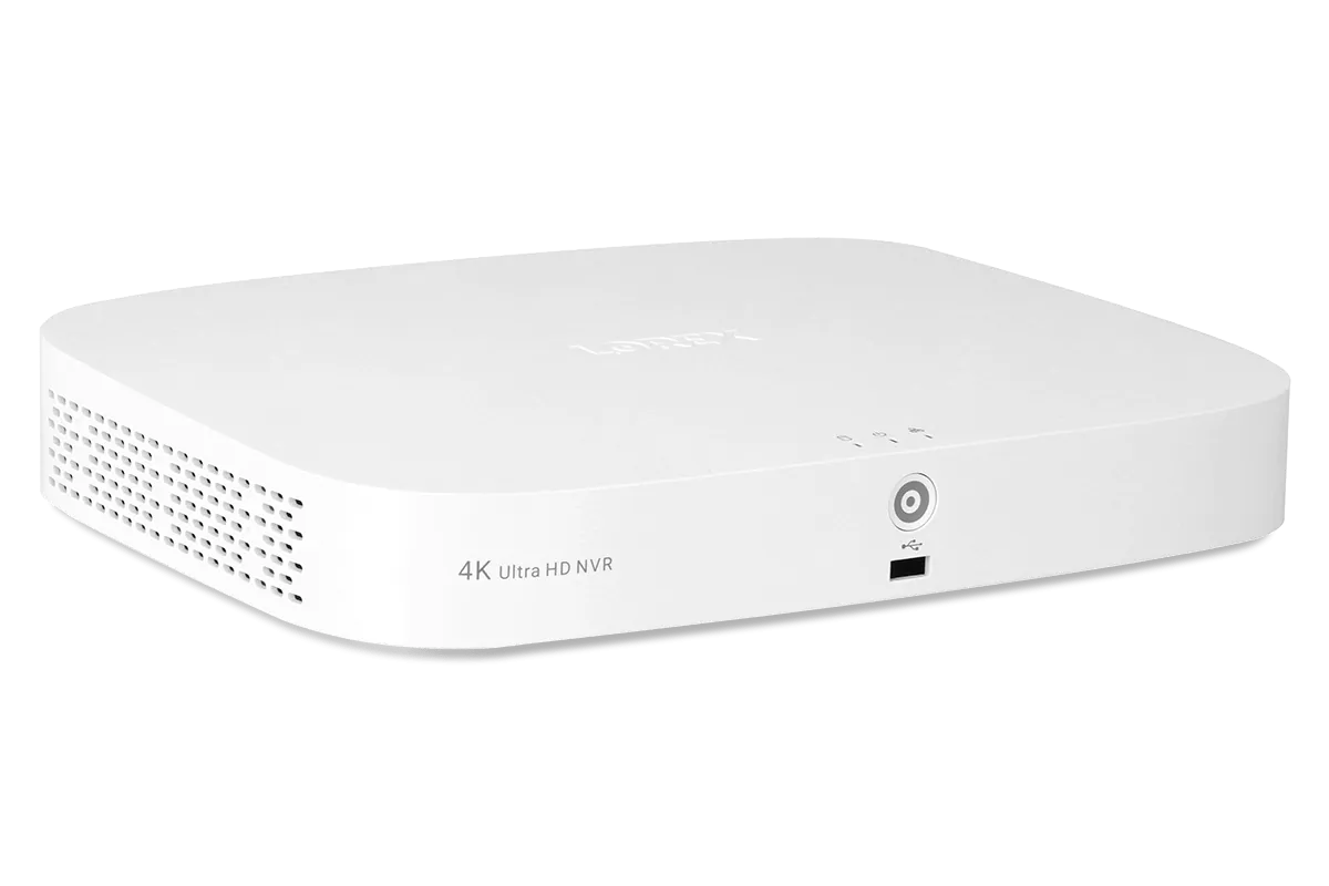 Lorex 4K 8-Channel 2TB Wired NVR System with 4 Dome Cameras