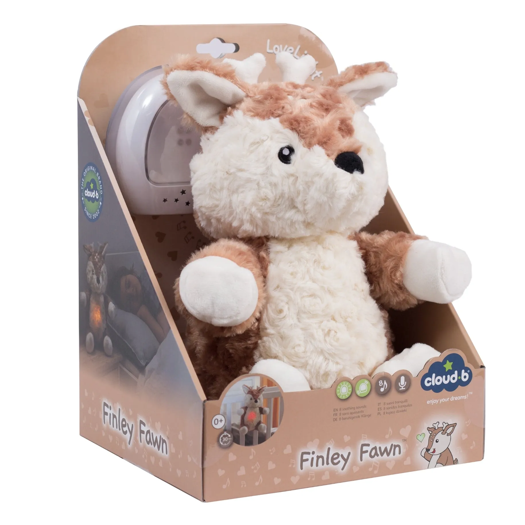 Love Light Buddies - Finley The Fawn Soothing Sound Machine