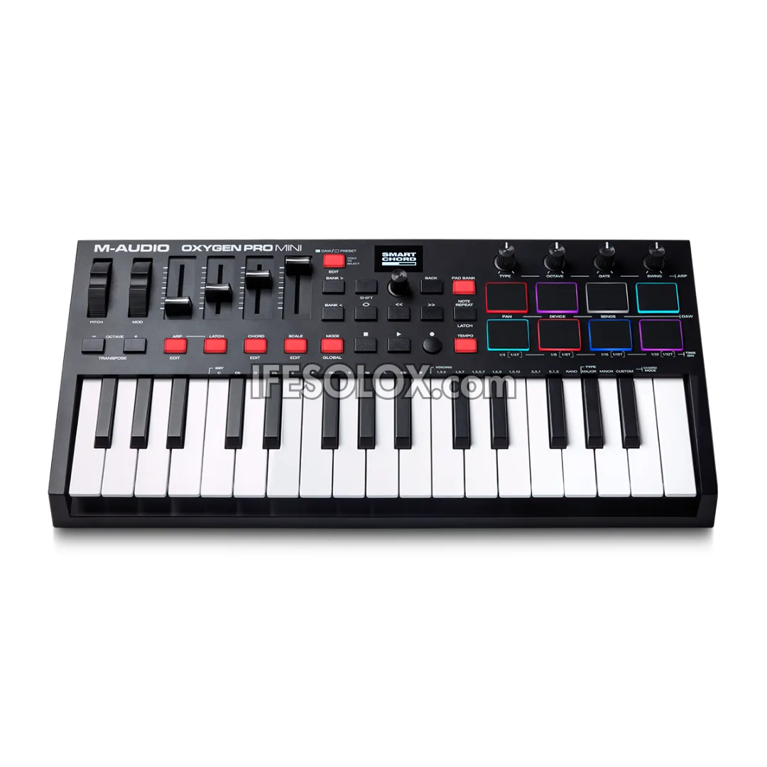 M-AUDIO Oxygen Pro Mini USB MIDI Keyboard Controller with 32 Velocity-Sensitive Keys - Brand New