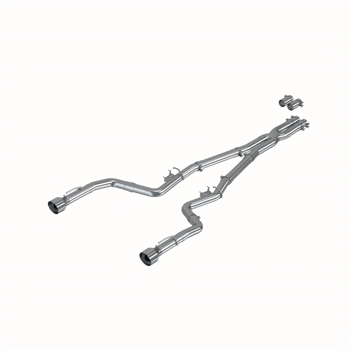 MBRP Exhaust Dodge Charger Hellcat 6.4 V8 (17-23) Race Catback w/ Carbon Fiber or  Polished Tips