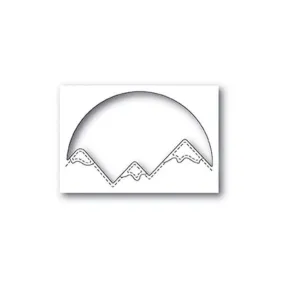 Memory Box Die Design - Snowcapped Mountain Circle*