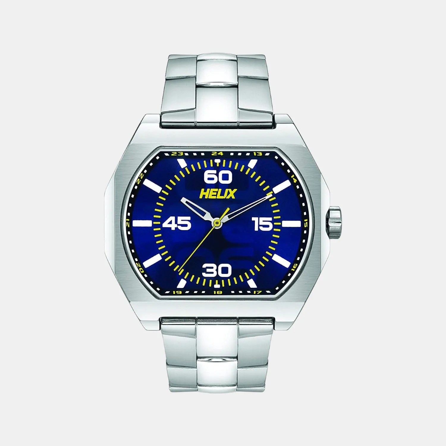 Men Blue Analog Stainless Steel Watch TW047HG00