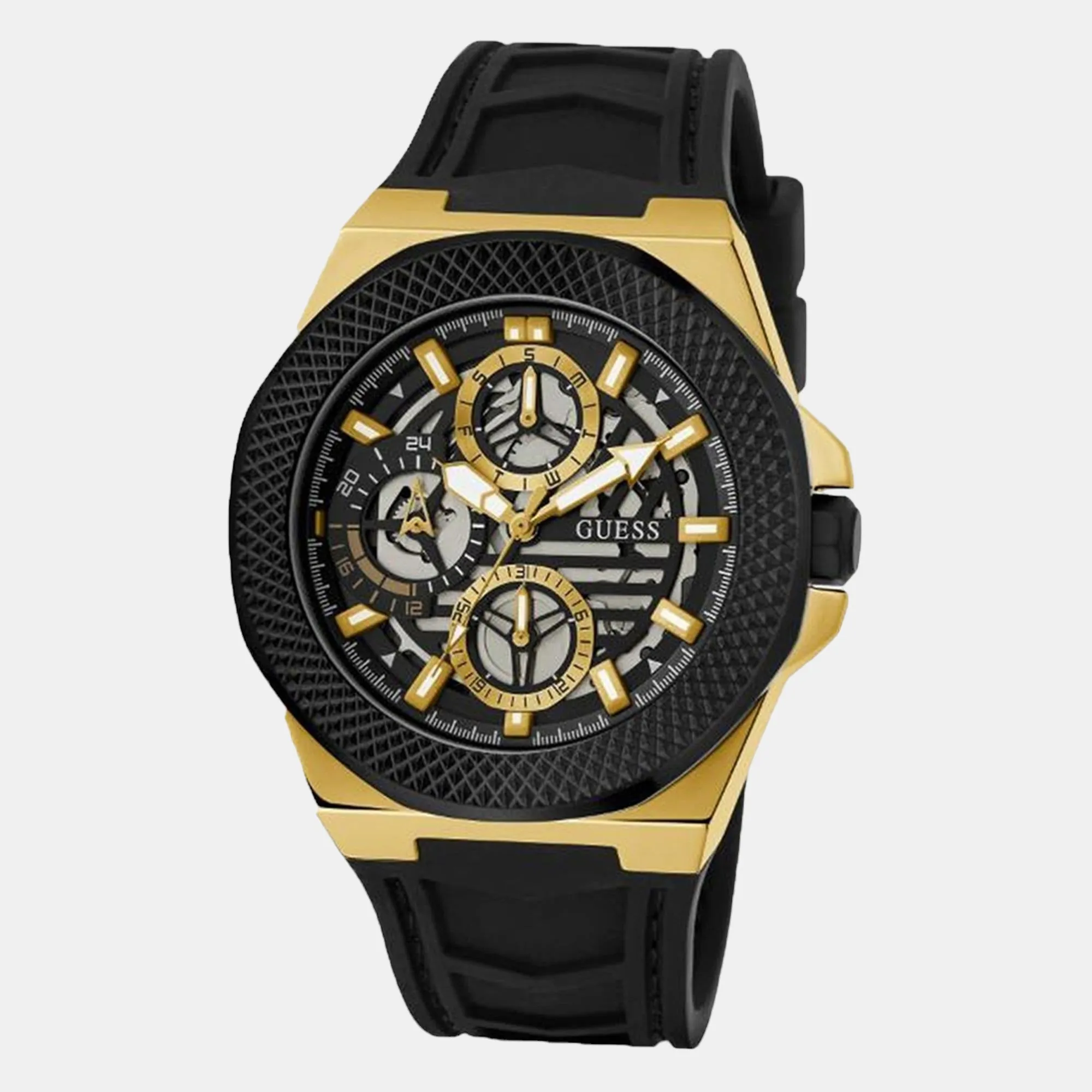 Men Silicone Multi-Function Watch GW0577G2