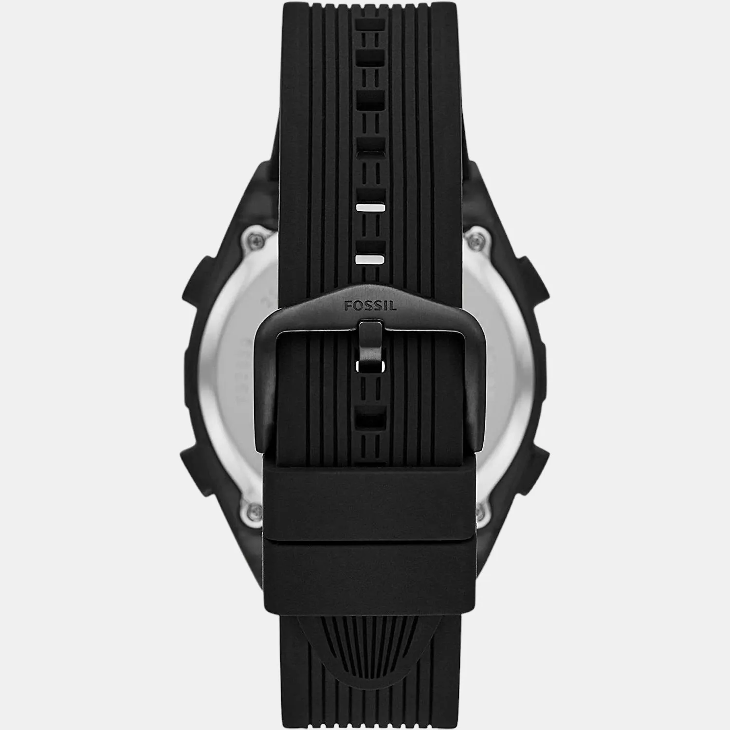 Men's Black Digital Silicon Watch FS5859