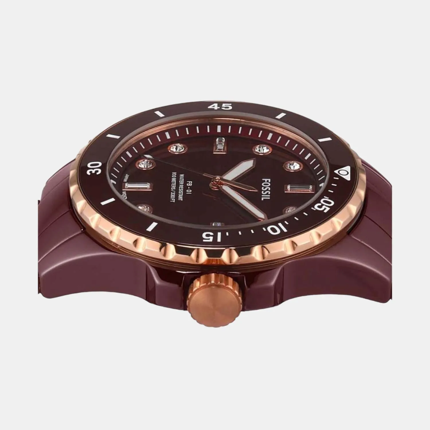 Men's Brown Analog Ceramic Watch CE1123