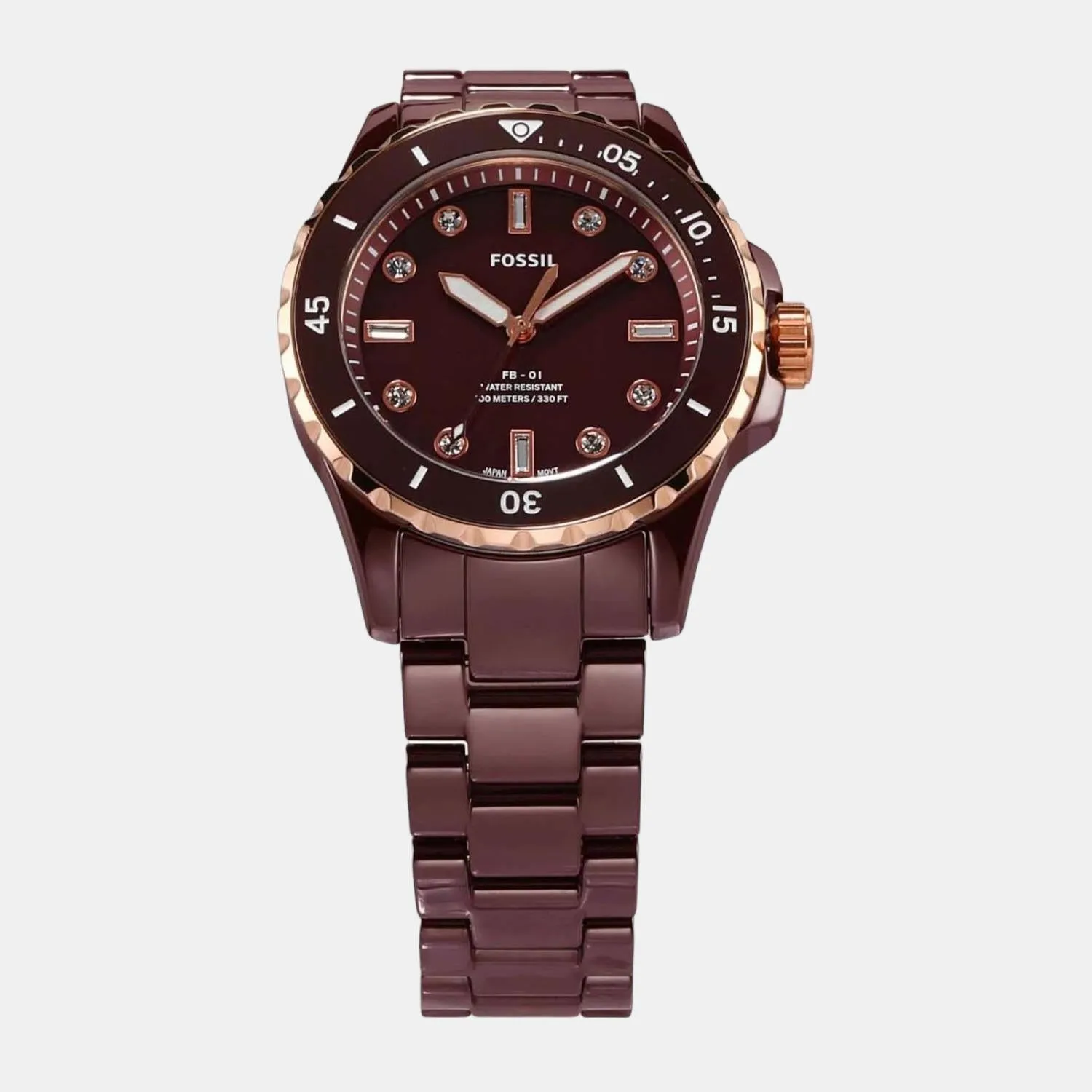 Men's Brown Analog Ceramic Watch CE1123