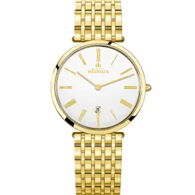 Michel Herbelin Epsilon 19416/BP01N Golden Mens Watch