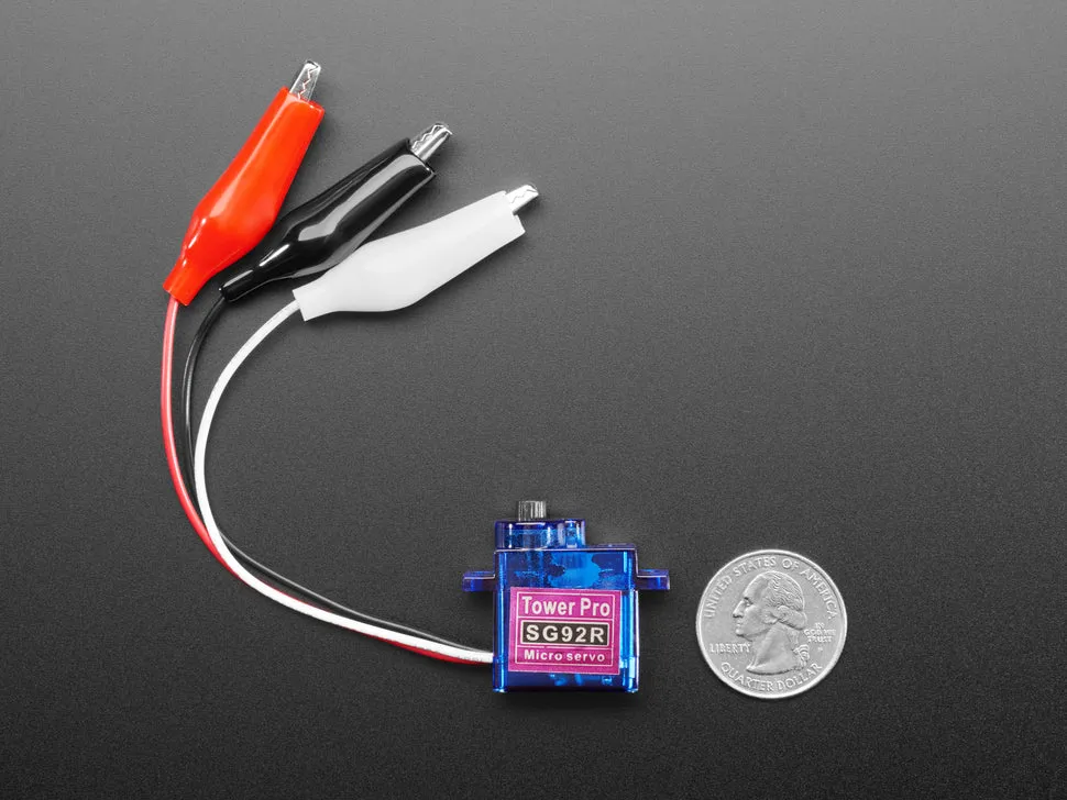 Micro Servo with Alligator Clips