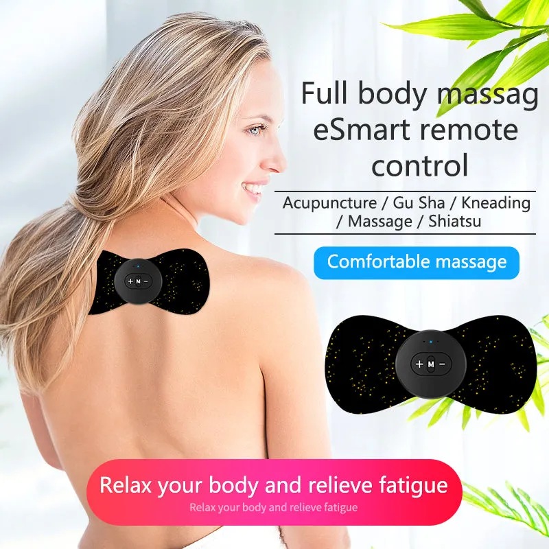 Mini Neck Massage Pad EMS Cervical Massager with Remote Controller