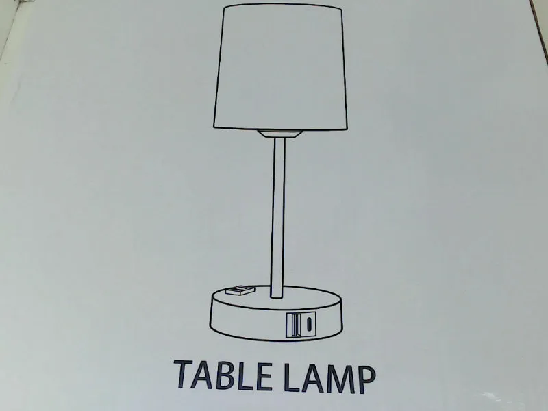 Modern Table Lamp Set with USB Port Set of 2