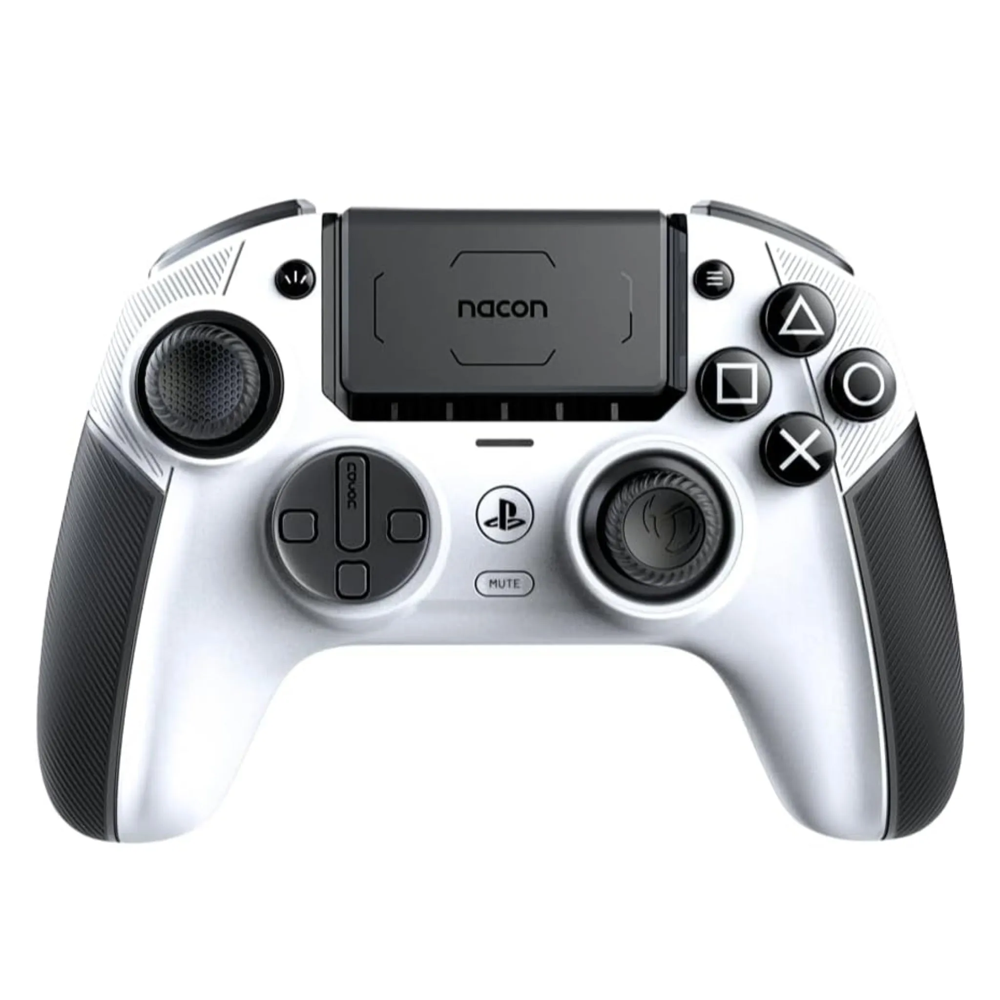 NACON Revolution 5 Pro Officially Licensed PlayStation Wireless Gaming Controller for PS5 / PS4 / PC - Black/White