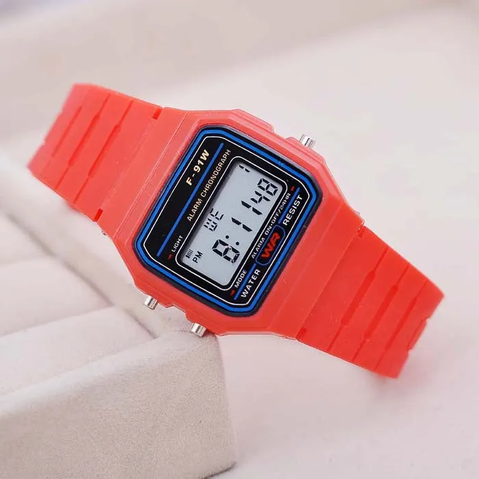 New Casual Fashion Sport Watch For Men Women Kid Colorful Electronic Led Digital Multifunction Life Waterproof Jelly Watch