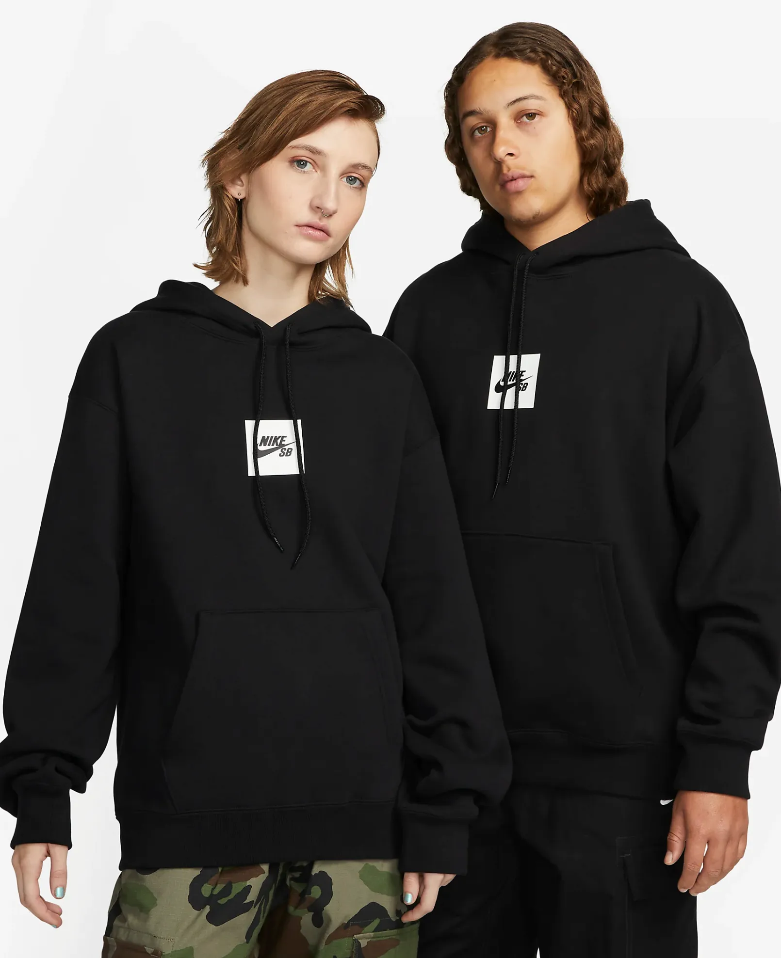 NIKE SB BOX LOGO FLEECE HOODIE BLACK