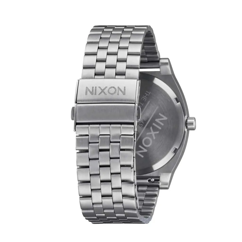 Nixon Time Teller Solar - Silver/Dusty Blue Sunray