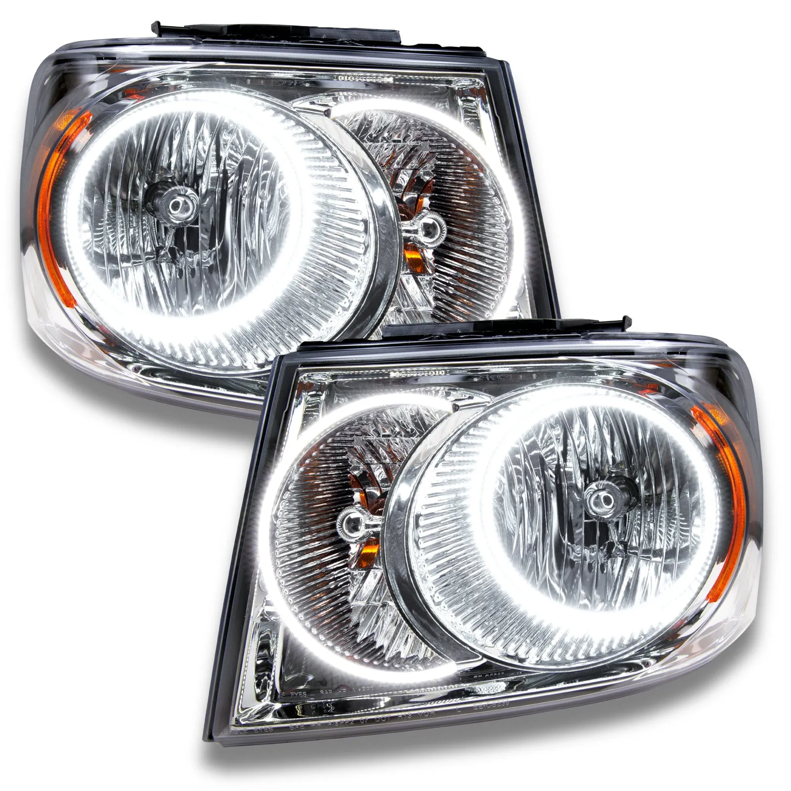 ORACLE Lighting 2007-2009 Dodge Durango Pre-Assembled Halo Headlights - Chrome Housing