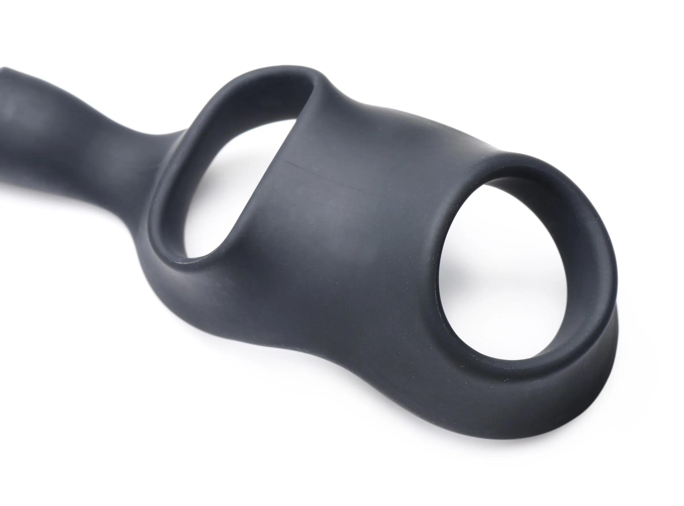 P Bomb Cock n Ball Ring w/ Vibrating Anal Plug