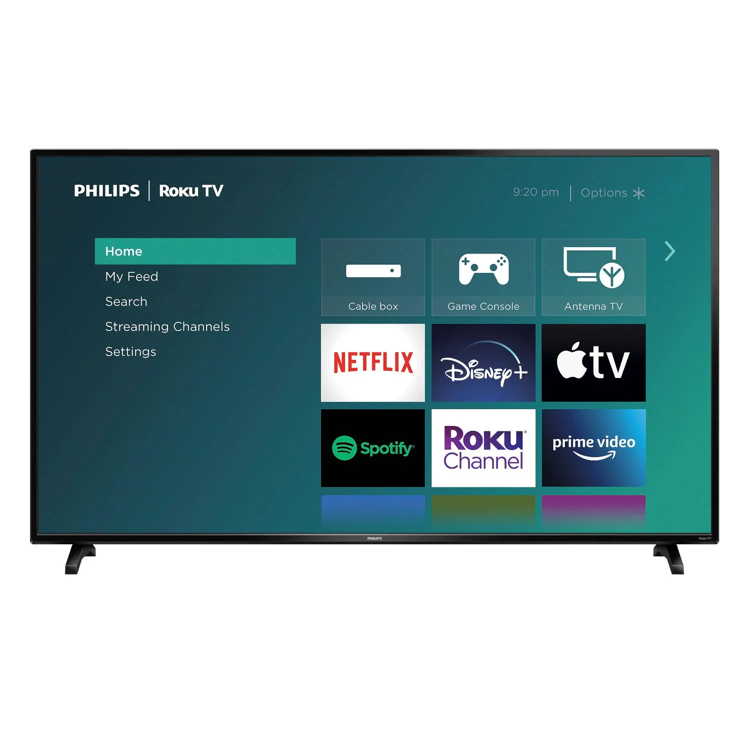 PHILIPS 50" Class 4K Ultra HD Roku Smart LED HDTV (50PFL4756/F7)