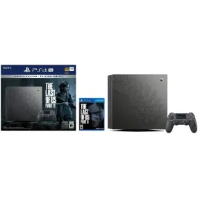 Play Station 4 Pro PS4 The Last of Us Part 2 Bundle 1TB Digital Console, Controller