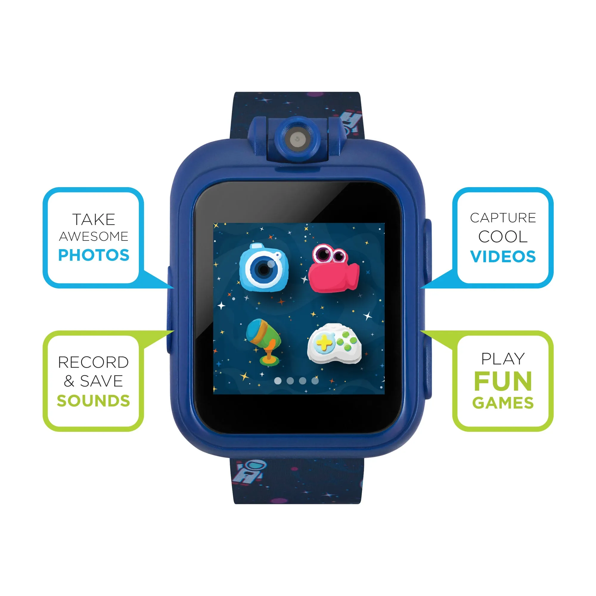 PlayZoom Smartwatch for Kids: Space Print