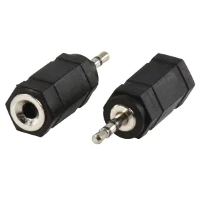 Plug Audio 2.5 mm to 3.5mm Male to Female Stereo Jack for Headphone