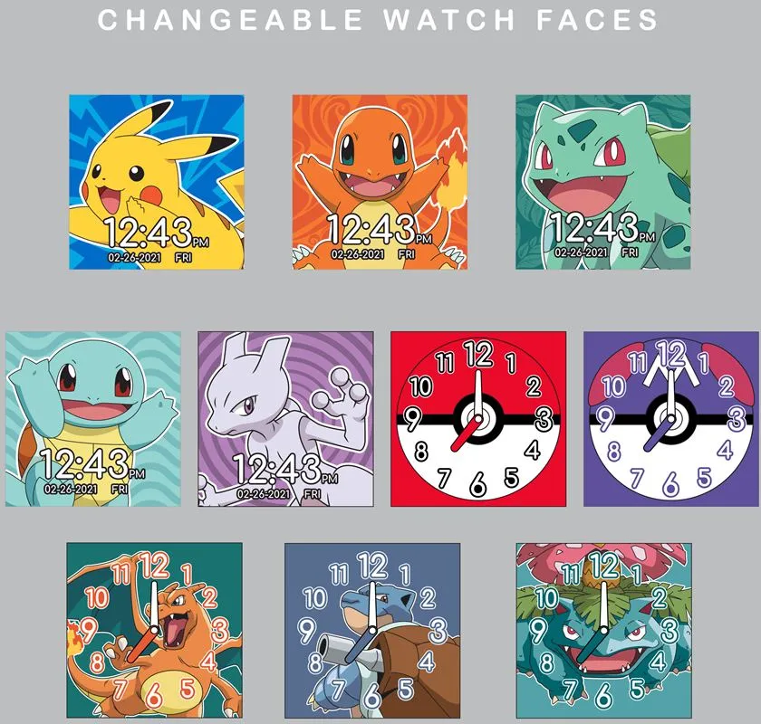 Pokémon Touchscreen Interactive Smart Watch