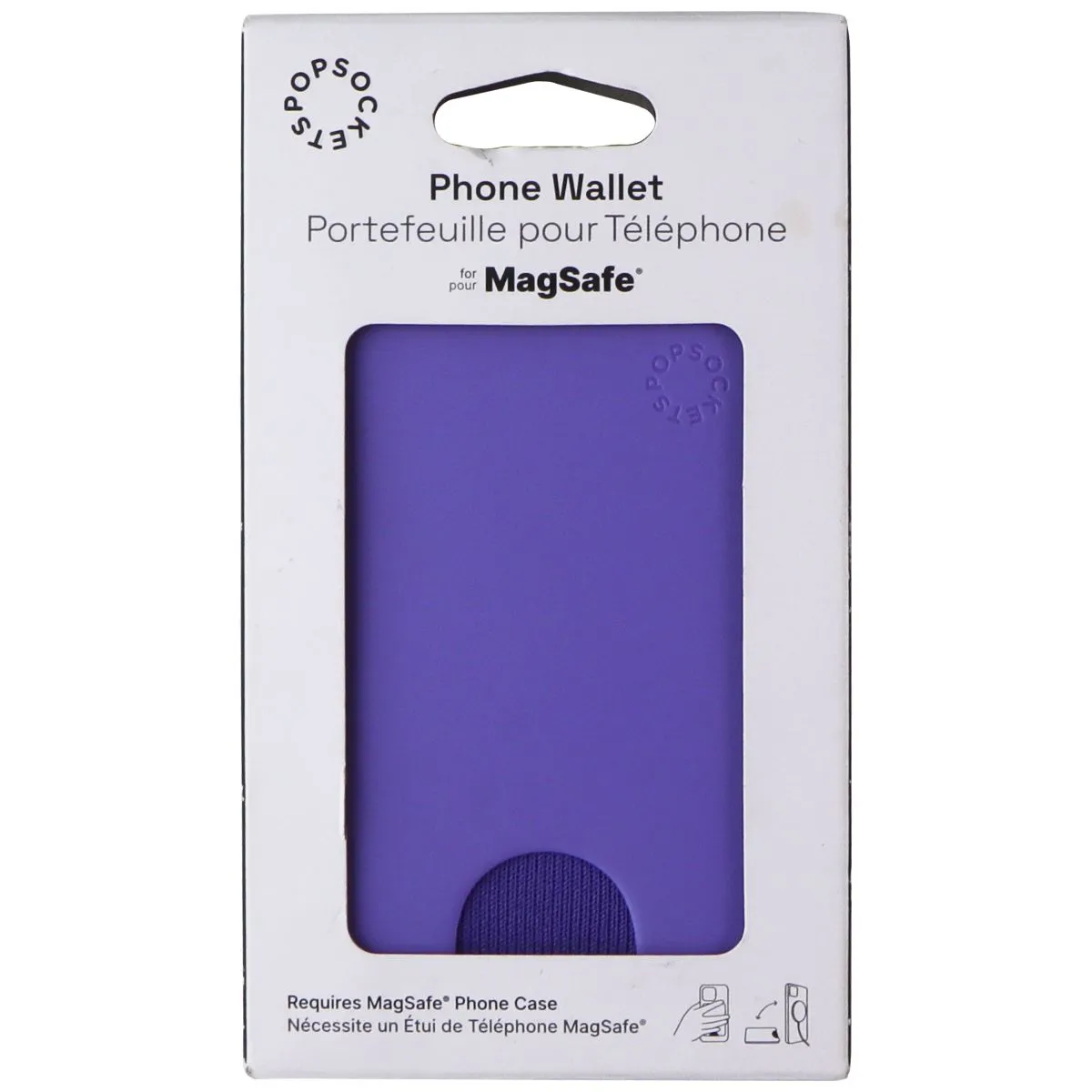 PopSockets Phone Wallet for MagSafe Phone Cases - Periwinkle