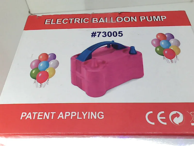 Portable Electric Balloon Pump Hot Pink