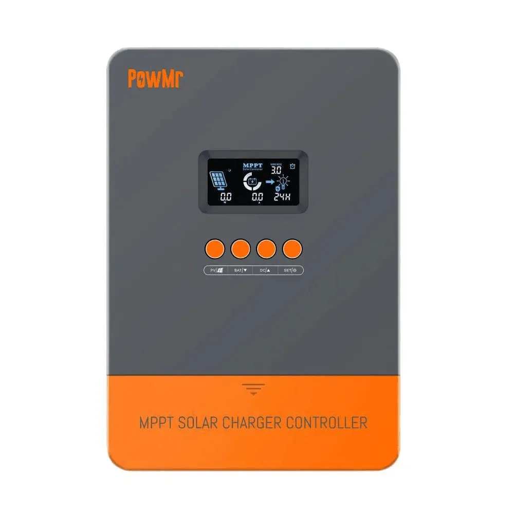 POW-M60-PRO 60A 4 Stages MPPT Solar Recharger Controller 12/24/36/48V Automatic Detect LCD Display with Blacklight Regulator