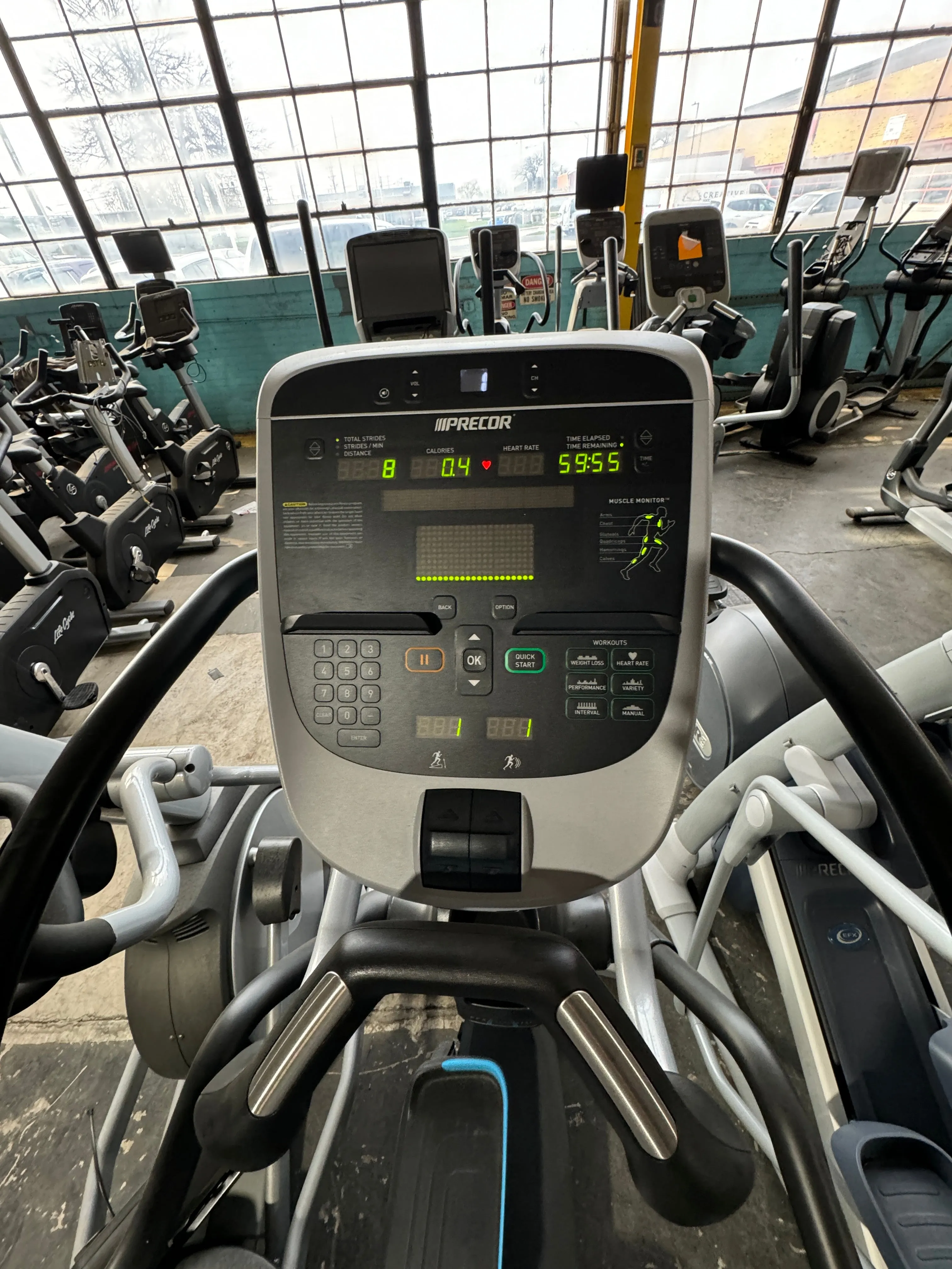 Precor EFX 833 V2 Elliptical P30 Console