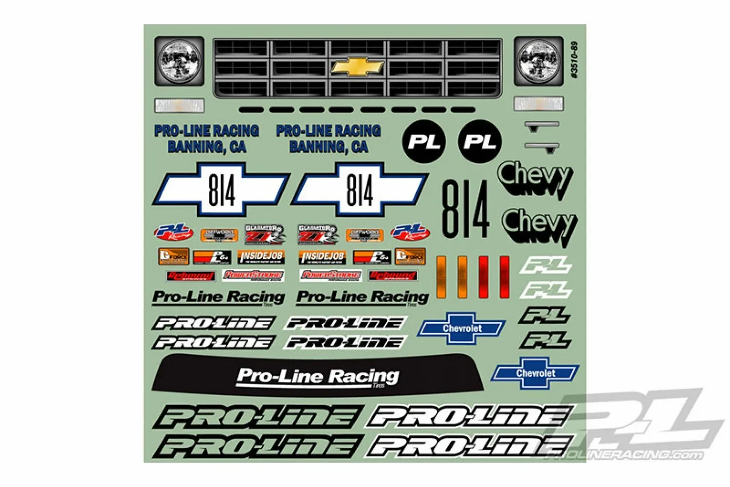 PROLINE OCTANE CLEAR BODY FOR PRO-FUSION SC, SLASH & SC10 - PR3524-00