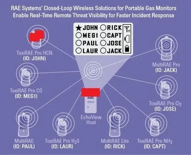 RAE Systems EchoView Mini-Controller Wireless Command F04-A211-100