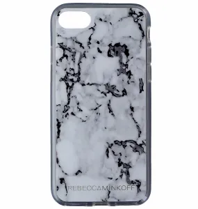 Rebecca Minkoff Protection Case Cover iPhone 8 / 7 - Marble Print / Black Foil