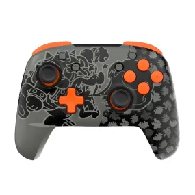 Rematch Glow Wireless Plus Controller for Nintendo Switch (Blackout Bowser)