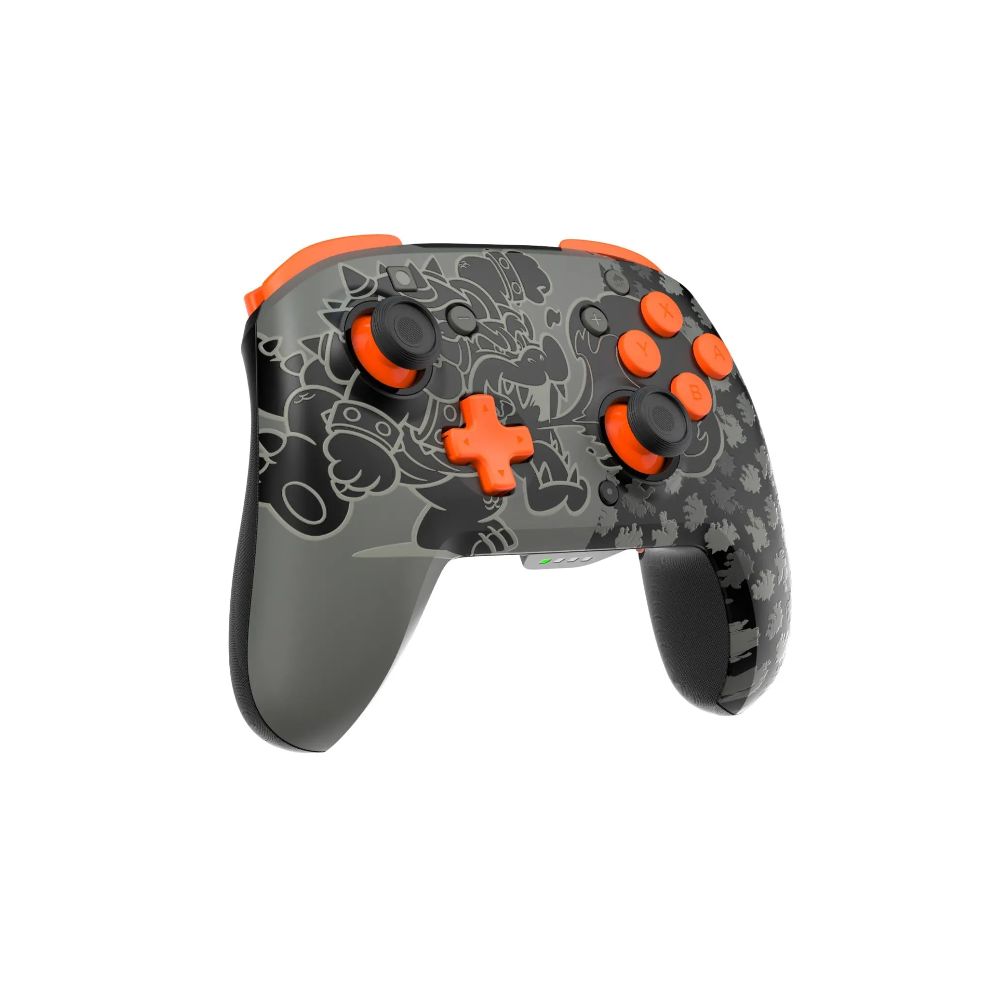 Rematch Glow Wireless Plus Controller for Nintendo Switch (Blackout Bowser)