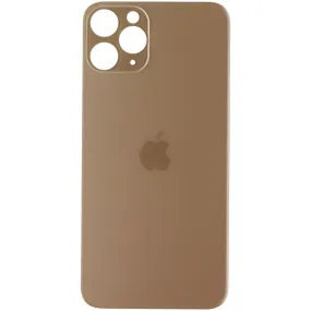 Repair Part - Back Glass Panel for Apple iPhone 11 Pro - Gold with Logo