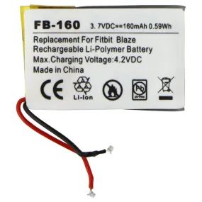 Replacement Battery for Fitbit Blaze Smartwatch (3.7V/160mAh)