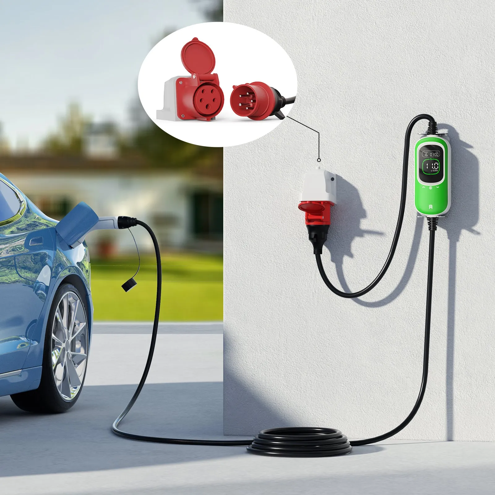 Rheidon 11 kW Portable EV Charger