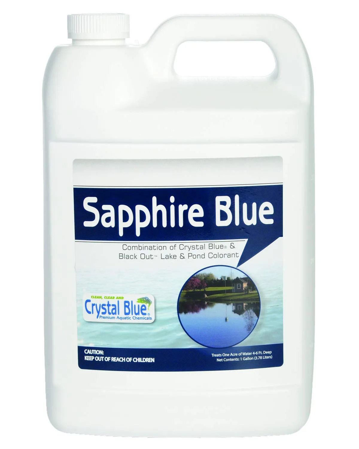 Sapphire Blue Lake & Pond Colorant - Environmentally Friendly - 1 Gallon