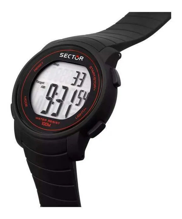 Sector Ex-31 Digital Black Dial Quartz R3251543001 100M Mens Watch