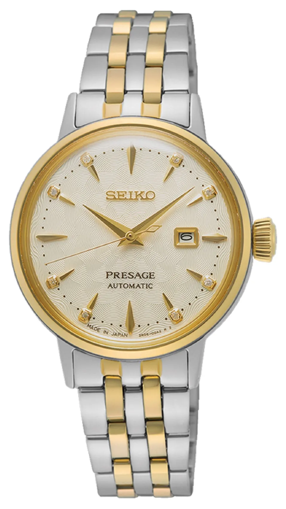 Seiko SRE010J1 Presage Cocktail Time Skydiving Automatic Watch For Women