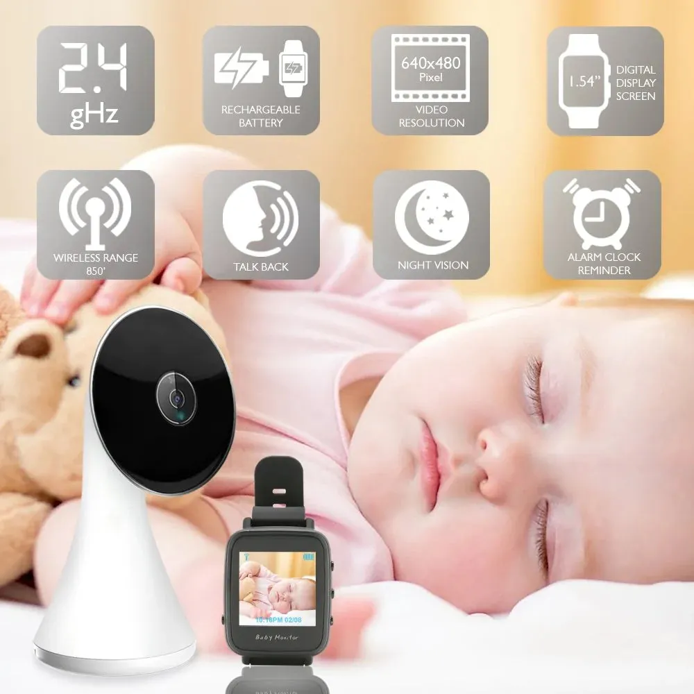 Serenelife Wireless Video Baby Monitor 1.54" Display