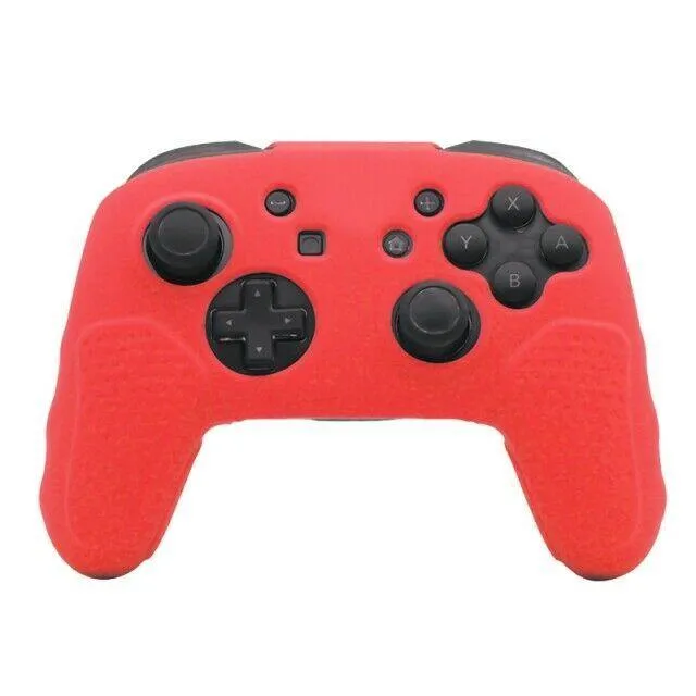 Silicone Cover for Nintendo Switch Pro Controller Ultra Grip - Red