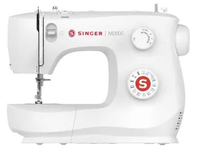 Singer M2605 Sewing Machine - 21 stitch patterns with stitch length and zig zag width control   auto needle threader﻿